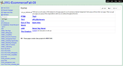 Desktop Screenshot of jwu-ecommercefall-09.wikispaces.com