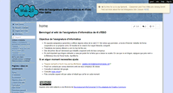 Desktop Screenshot of informatica4teso.wikispaces.com