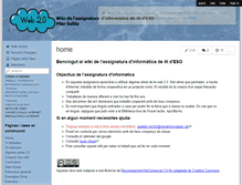 Tablet Screenshot of informatica4teso.wikispaces.com