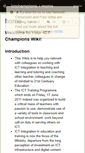 Mobile Screenshot of ictchampions.wikispaces.com