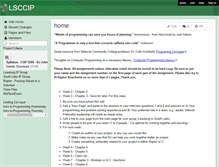 Tablet Screenshot of lsccip.wikispaces.com