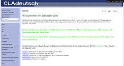 Desktop Screenshot of cladeutsch.wikispaces.com