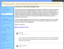 Tablet Screenshot of military-intelligence.wikispaces.com