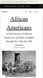 Mobile Screenshot of african-americans-1789-1900.wikispaces.com