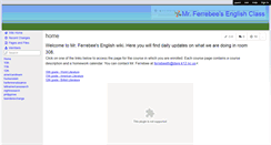 Desktop Screenshot of ferrebeeenglish.wikispaces.com