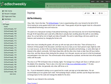 Tablet Screenshot of edtechweekly.wikispaces.com