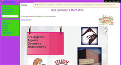 Desktop Screenshot of ddetwiler.wikispaces.com