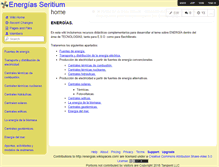 Tablet Screenshot of energias.wikispaces.com