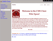 Tablet Screenshot of cms-choir.wikispaces.com