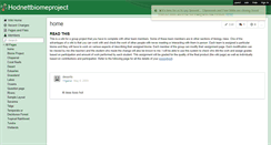 Desktop Screenshot of hodnettbiomeproject.wikispaces.com