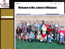 Tablet Screenshot of lowery3rd.wikispaces.com