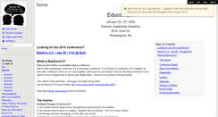 Desktop Screenshot of educon20.wikispaces.com