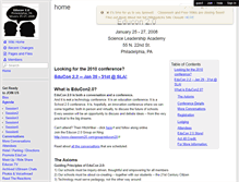 Tablet Screenshot of educon20.wikispaces.com