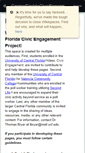 Mobile Screenshot of centralfloridacivicengagementproject.wikispaces.com