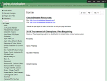 Tablet Screenshot of circuitdebater.wikispaces.com