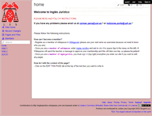 Tablet Screenshot of inglesjuridico.wikispaces.com