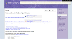 Desktop Screenshot of booksspring12wh.wikispaces.com