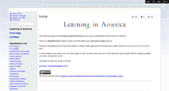 Desktop Screenshot of learninginamerica.wikispaces.com