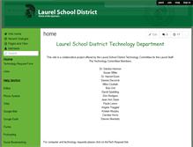 Tablet Screenshot of laureltech.wikispaces.com