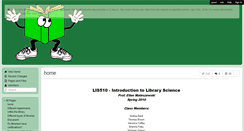 Desktop Screenshot of lis510-libraries.wikispaces.com