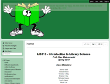 Tablet Screenshot of lis510-libraries.wikispaces.com