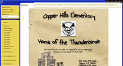 Desktop Screenshot of copperhills.wikispaces.com