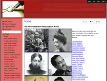 Tablet Screenshot of harlemrenaissancepoets7.wikispaces.com