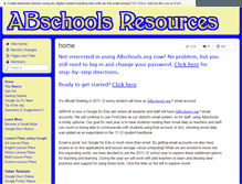 Tablet Screenshot of abschoolsresources.wikispaces.com