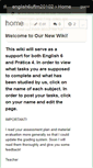Mobile Screenshot of english6uftm20102.wikispaces.com