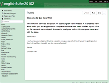 Tablet Screenshot of english6uftm20102.wikispaces.com