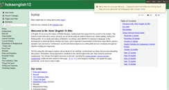 Desktop Screenshot of hoksenglish10.wikispaces.com