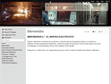 Tablet Screenshot of elimperioelectricista.wikispaces.com