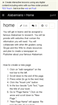 Mobile Screenshot of alabamians.wikispaces.com