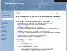 Tablet Screenshot of danskundervising.wikispaces.com