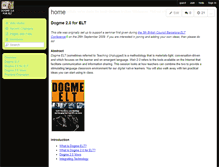 Tablet Screenshot of dogme2.wikispaces.com