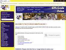 Tablet Screenshot of buffalo6thgrade.wikispaces.com