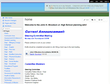 Tablet Screenshot of jhwplans.wikispaces.com