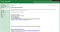 Desktop Screenshot of esl182ls02.wikispaces.com