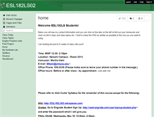 Tablet Screenshot of esl182ls02.wikispaces.com