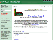 Tablet Screenshot of hsdcurriculumcouncil.wikispaces.com