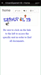 Mobile Screenshot of kinardspanish1b.wikispaces.com