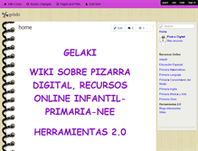 Tablet Screenshot of gelaki.wikispaces.com