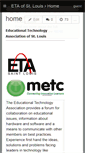 Mobile Screenshot of etaofstl.wikispaces.com