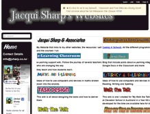 Tablet Screenshot of jacquisharpwebsites.wikispaces.com