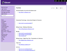 Tablet Screenshot of ldauer.wikispaces.com