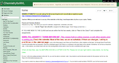 Desktop Screenshot of chemistryformrl.wikispaces.com
