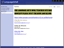 Tablet Screenshot of fp8thgradelanguagearts.wikispaces.com
