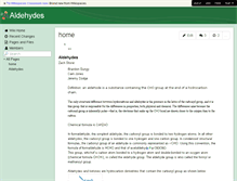 Tablet Screenshot of aldehydes.wikispaces.com