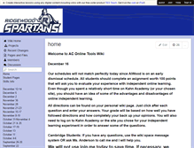 Tablet Screenshot of aconlinetools.wikispaces.com