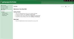 Desktop Screenshot of edangalapagostortoise.wikispaces.com